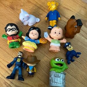 Little People, imaginext, sesame street, ryans world, daniel Tiger's figures